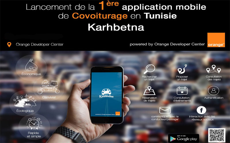 application mobile covoiturage tunisie
