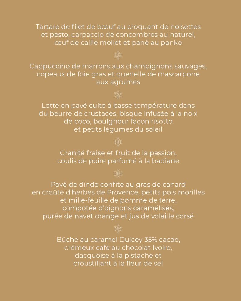 Menu Noel LaBadira1