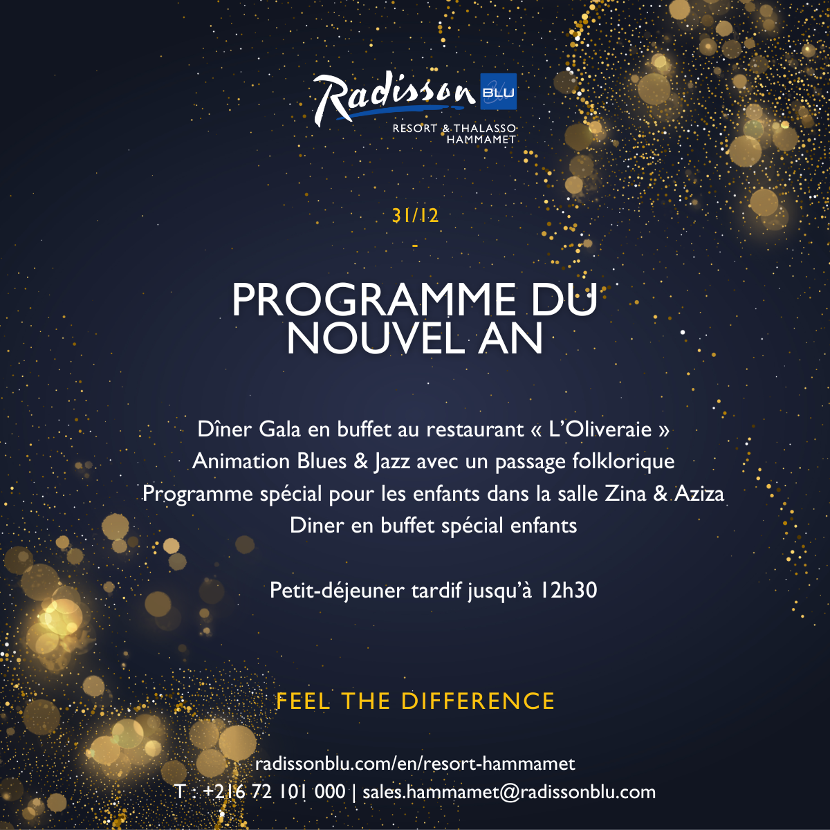 NYE Radisson Hammamet