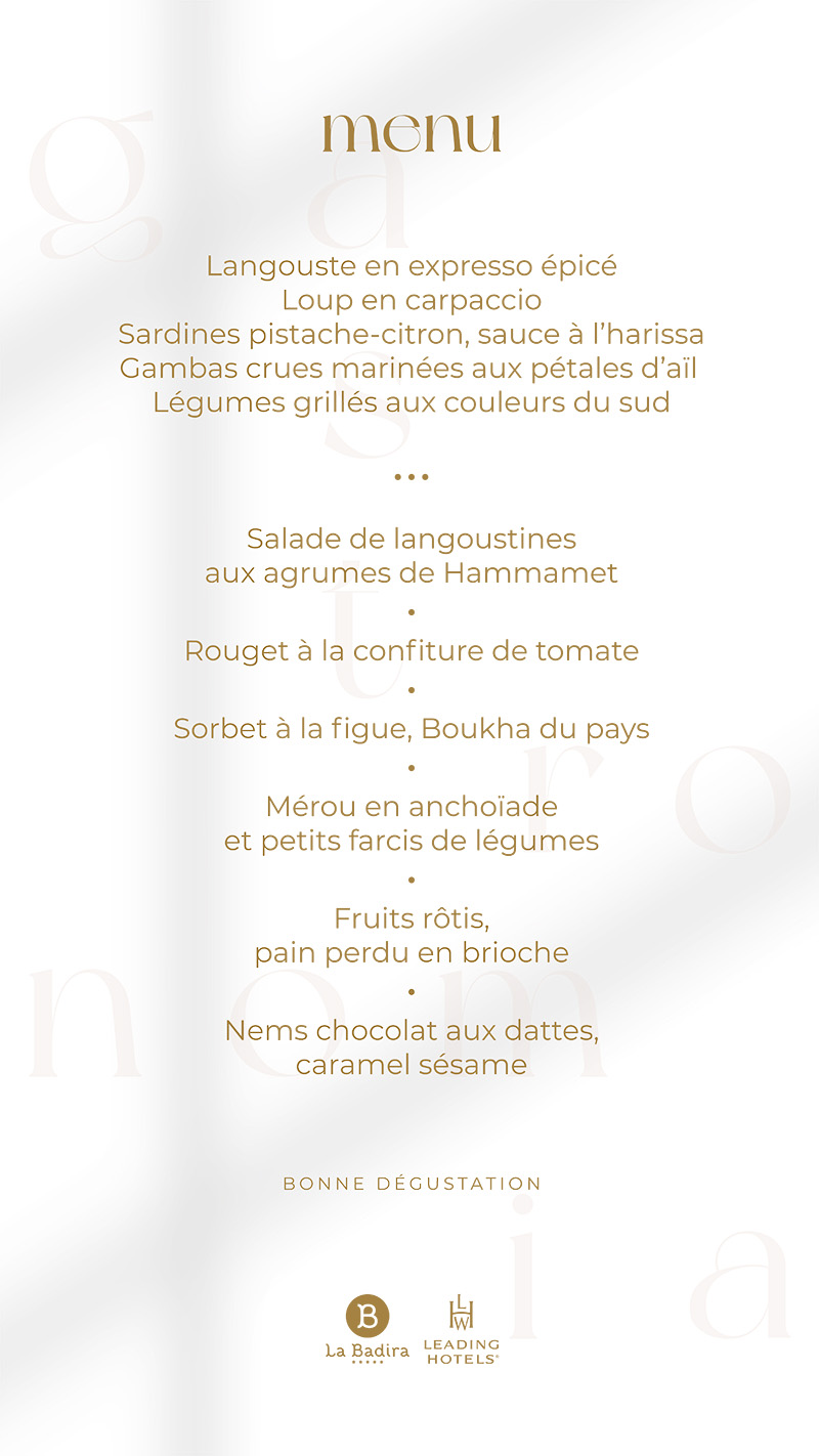 gastronomia menu